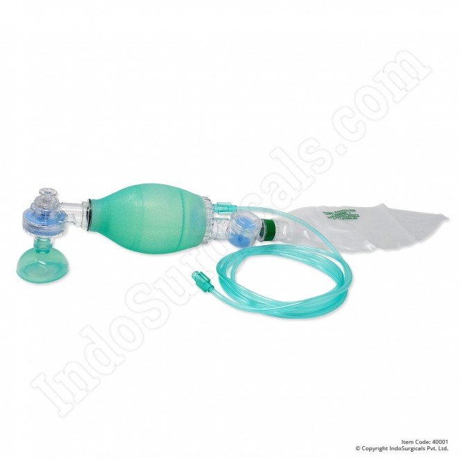 Silicone Artificial Resuscitator (Ambu Type Bag) Child